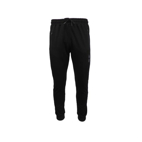 Pantaloni trening barbat Jagerfabel Sport, negru cu 3 buzunare laterale cu fermoare, L