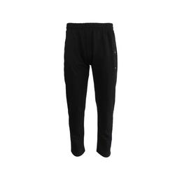 Pantaloni trening barbat Jagerfabel Sport, negru cu 2 buzunare laterale cu fermoare si un buzunar la spate cu fermoar, 5XL