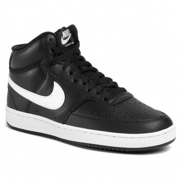 Pantofi sport femei Nike Court Vision Mid CD5436-001, 36.5, Negru