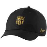 Sapca unisex Nike FC Barcelona Heritage86 CU7610-010, Marime universala, Negru