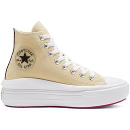 Tenisi femei Converse Chuck Taylor All Star Move High Top 568794C, 36, Crem