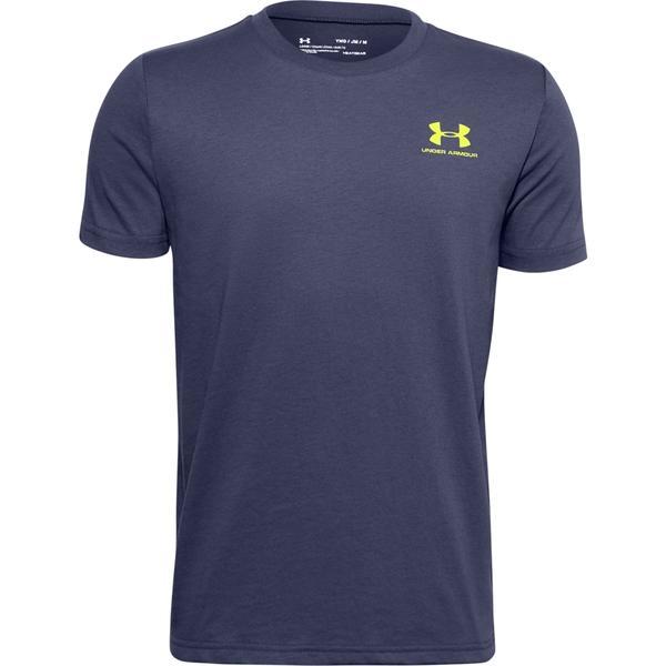 Tricou copii Under Armour Sportstyle 1351876-497, YL - copii, Albastru