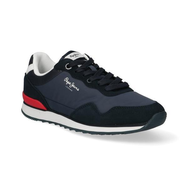 Pantofi sport barbati Pepe Jeans Cross 4 PMS30669-595, 41, Albastru