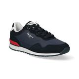 Pantofi sport barbati Pepe Jeans Cross 4 PMS30669-595, 45, Albastru