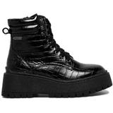 Ghete femei Pepe Jeans Bobbing Croco PLS50399-999, 39, Negru