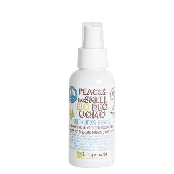 Deodorant organic barbati Peace no Smell, 100 ml, LaSaponaria