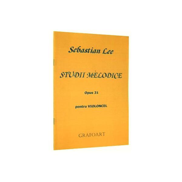 Studii melodice pentru violoncel Opus 31 - Sebastian Lee, editura Grafoart