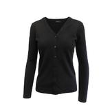 Cardigan, Univers Fashion tricotat fin, inchidere cu 7 nasturi, negru, S-M