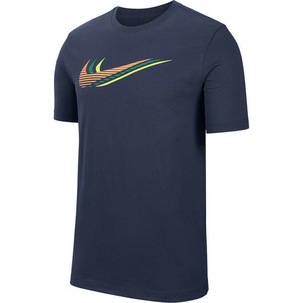 Tricou barbati Nike Sportswear Triple Swoosh CK4278-410, XS, Albastru