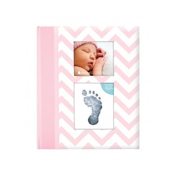 Caietul bebelusului cu amprenta cerneala pink - Pearhead