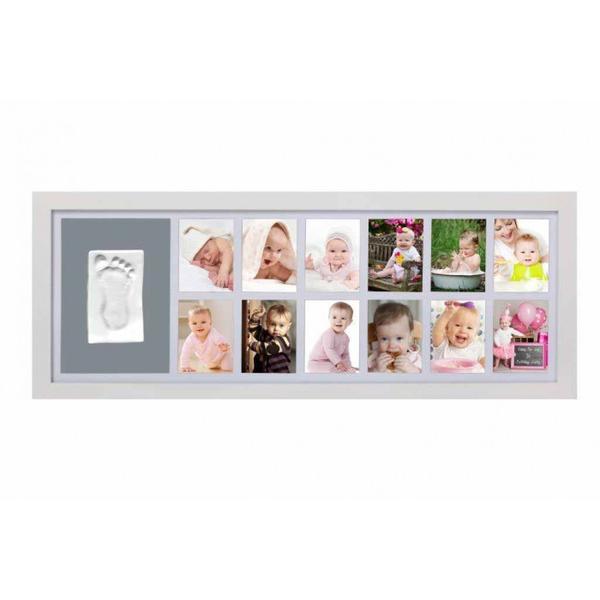 Kit rama foto cu amprenta mulaj manuta sau piciorus - Baby's First Year - Adora