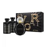 Set cadou Night apă parfum 50ml + lotiune de corp 50ml + gel dus 50ml)  Bvlgari The Roman Night 