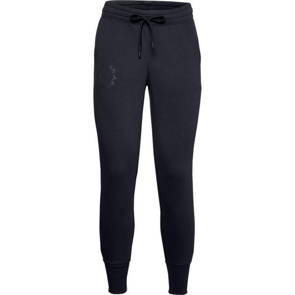 Pantaloni femei Under Armour Rival Fleece 1356418-001, S, Negru