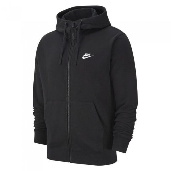 Hanorac barbati Nike Club Full-Zip Hoodie BV2648-010, XXL, Negru