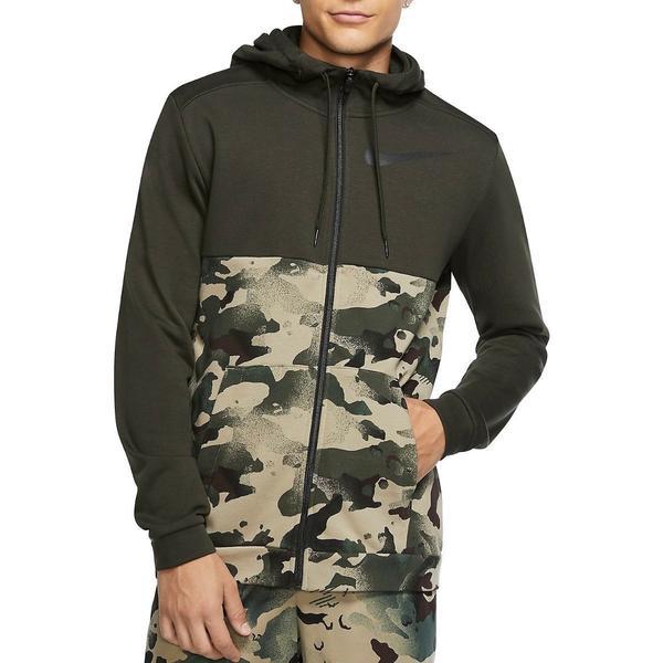 Hanorac barbati Nike Dri-Fit Full-Zip Camo CU6048-355, M, Verde