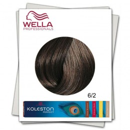 Vopsea Permanenta - Wella Professionals Koleston Perfect nuanta 6/2 blond inchis mat