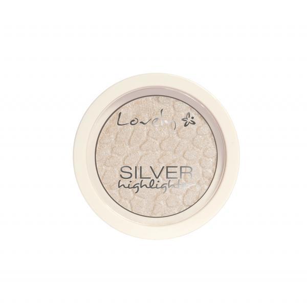 Pudra de fata iluminatoare Lovely Highlighter Silver, 5g