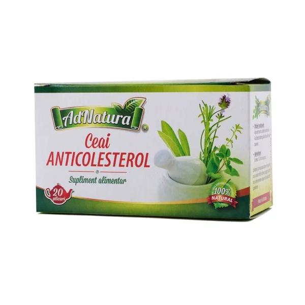 Ceai Anticolesterol AdNatura, 20 buc