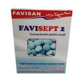Favisept 2 Favisan, 20 comprimate
