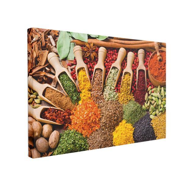 Tablou Canvas Spice &amp; Herbs, 50 x 70 cm, 100% Poliester
