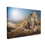 Tablou Canvas Regele Leu, 40 x 60 cm, 100% Bumbac