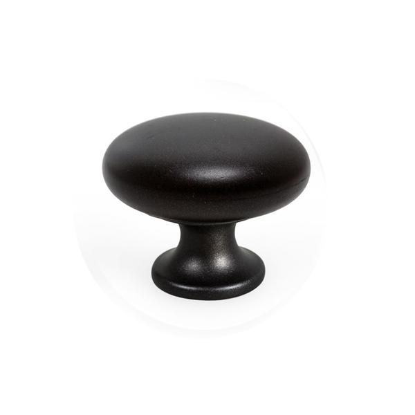 Buton pentru mobilier Duke negru mat - Viefe