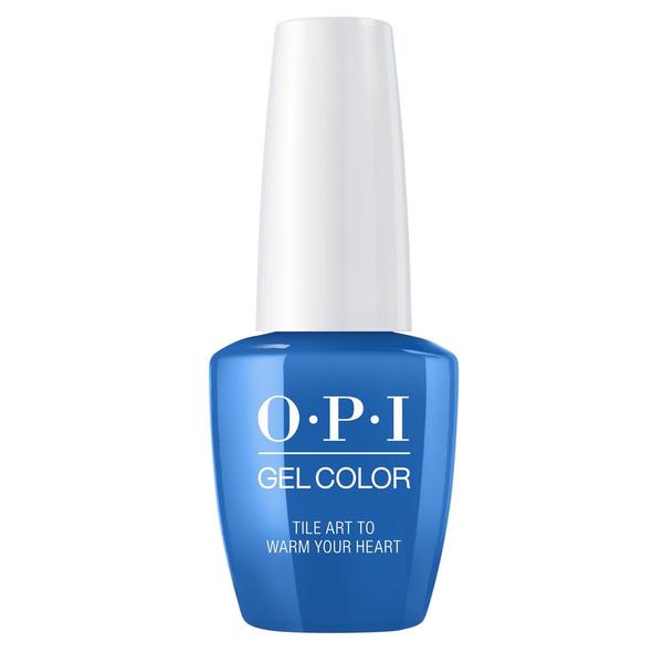 Lac de Unghii Semipermanent - OPI Gel Color Lisbon Tile Art to Warm Your Heart, 15 ml