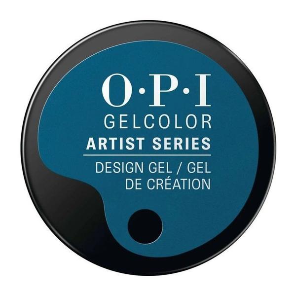 Gel Unghii Semipermanent pentru Design - OPI GelColor Artist Series I’m Teal-ing On You!, 6 g