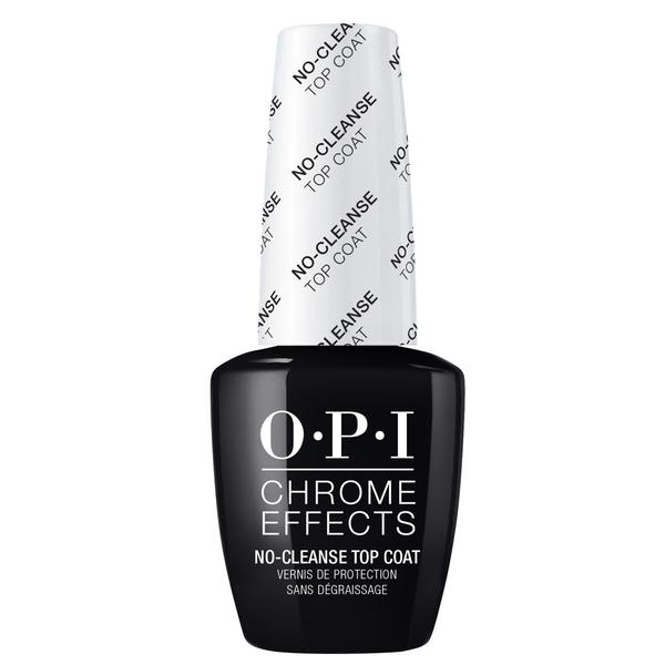 Top de Sigilare fara Degresare pentru Lac Semipermanent OPI - OPI Chrome Effects No-Cleanse Top Coat, 15 ml