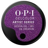 Gel Unghii Semipermanent pentru Design - OPI GelColor Artist Series Grape Minds Think Alike, 6 g