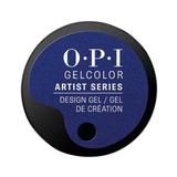 Gel Unghii Semipermanent pentru Design - OPI GelColor Artist Series Indigo and Out We Go, 6 g