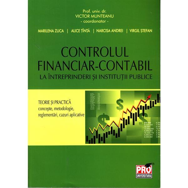 Controlul financiar-contabil - Victor Munteanu, editura Pro Universitaria