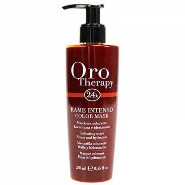 Masca Coloranta - Fanola Oro Therapy Rame Intenso Color Mask, aramiu intens, 250ml