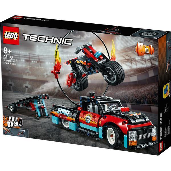 LEGO Technic - 42106 Camion si motocicleta pentru cascadorii pentru 8+ ani