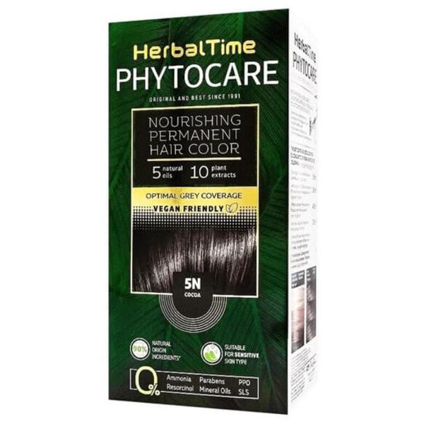 Vopsea pentru Par Herbal Time Phytocare Rosa Impex, nuanta 5N