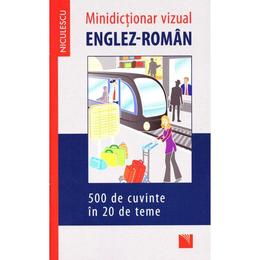 Minidictionar vizual englez-roman, editura Niculescu