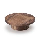 Buton din lemn pentru mobilier Echo, finisaj maro periat - Viefe
