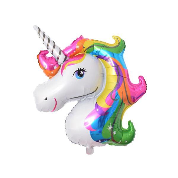 Balon Folie Figurina Unicorn Mare, 90 x 110 cm, Conceptool