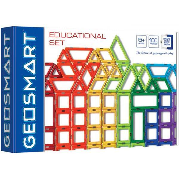 Geosmart Set Educativ - 100 Piese - Set Magnetic