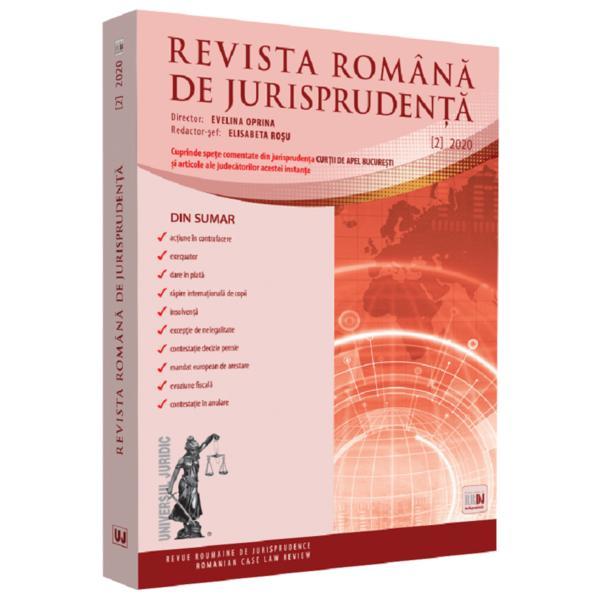 Revista romana de jurisprudenta Nr.2/2020, editura Universul Juridic