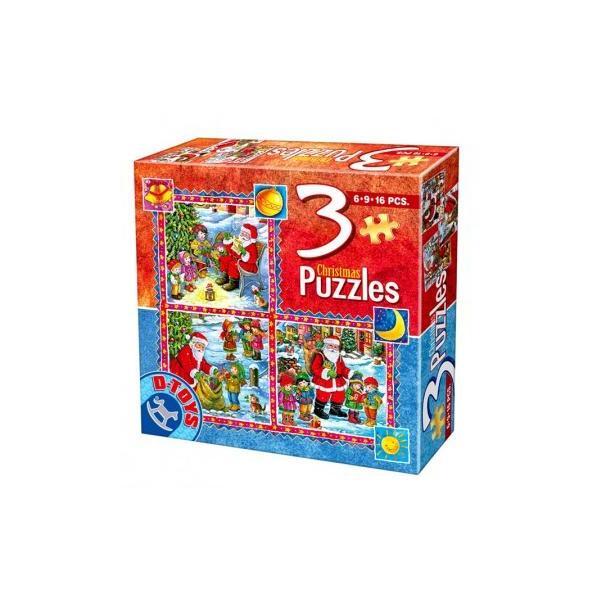 Puzzle Craciun 3 in 1