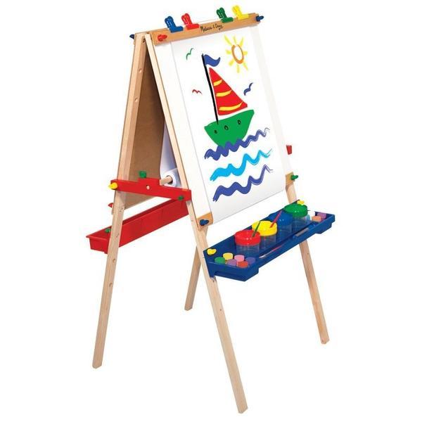 Tabla de scris reglabila Sevalet lemn Melissa and Doug