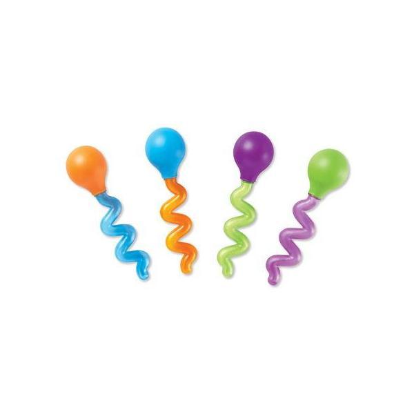 Pipete uriase multicolore - set de 4