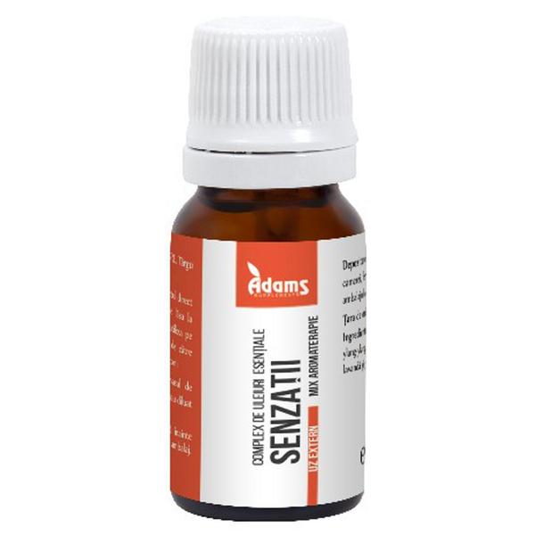 Complex Uleiuri Esentiale Senzatii Adams Supplements, 10 ml