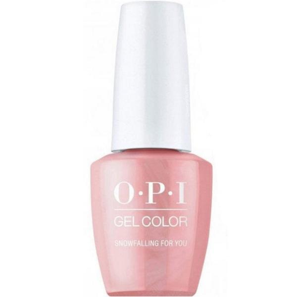 Lac de Unghii Semipermanent - OPI Gel Color Shine Bright Snowfalling for You, 15 ml