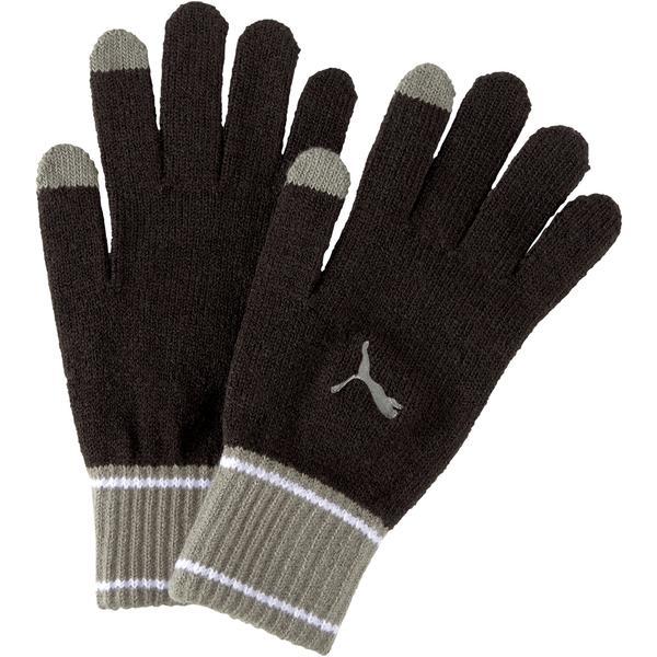 Manusi unisex Puma Knit Gloves 04172601, M/L, Negru