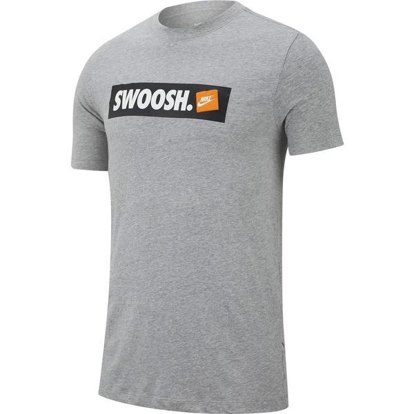 Tricou barbati Nike Sportswear Swoosh AR5027-063, XXL, Gri