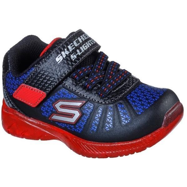 Pantofi sport copii Skechers Illumi-Brights 401520N/BKRB, 21, Negru