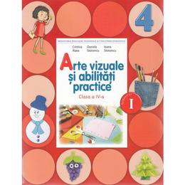 Arte vizuale si abilitati practice Clasa 4 Caiet Sem.1 + CD - Cristina Rizea, Daniela Stoicescu, editura Litera