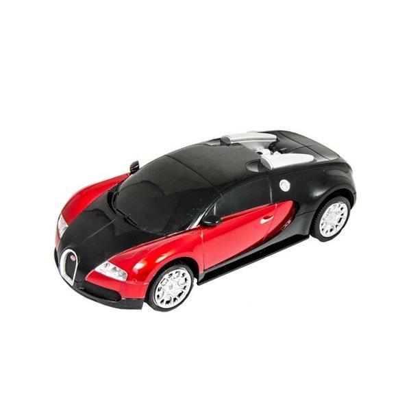 Masina cu telecomanda Bugatti Grand Sport, distanta 20 m, negru/rosu